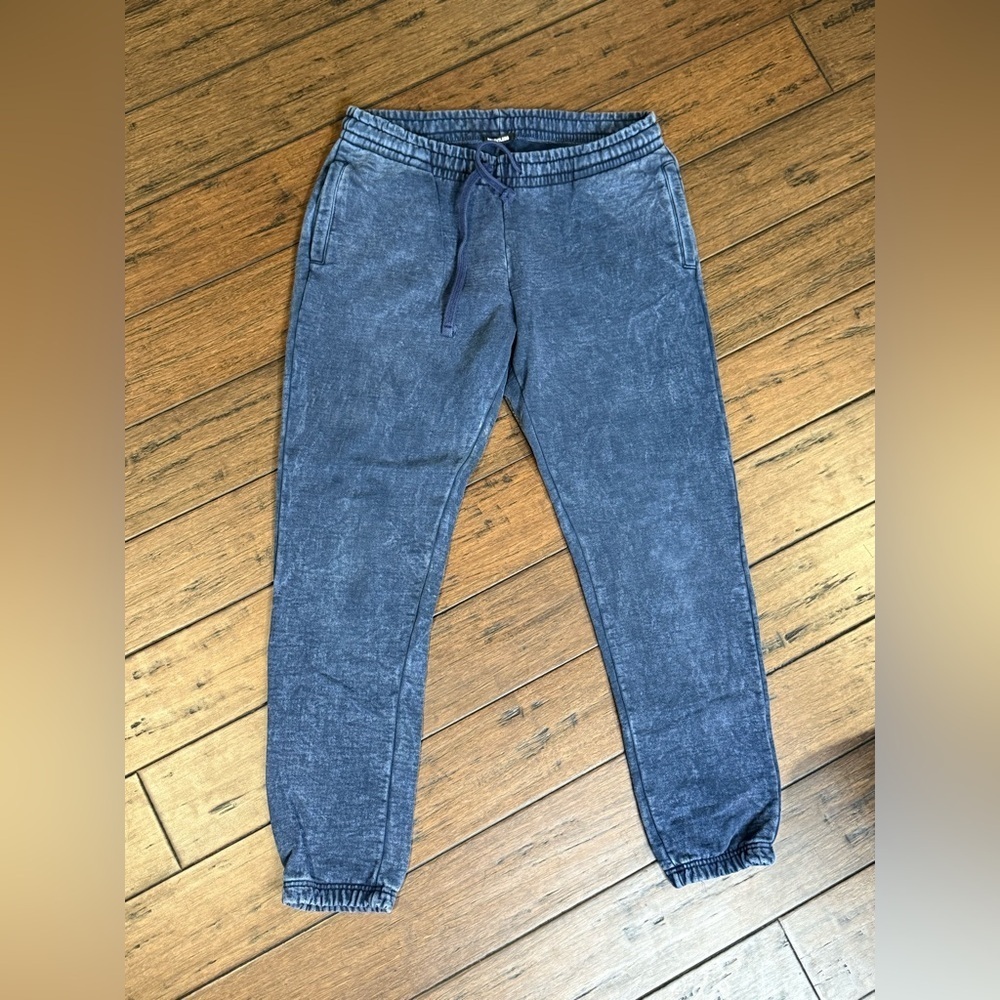 TALENTLESS Blue Sweatpants Relaxed Fit Joggers size L